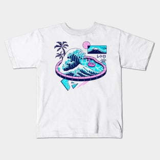 Vapor Wave Pool Kids T-Shirt